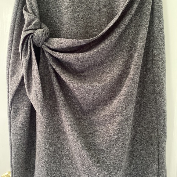 Club Monaco midi Wrap in front dress Grey size S - Picture 2 of 4